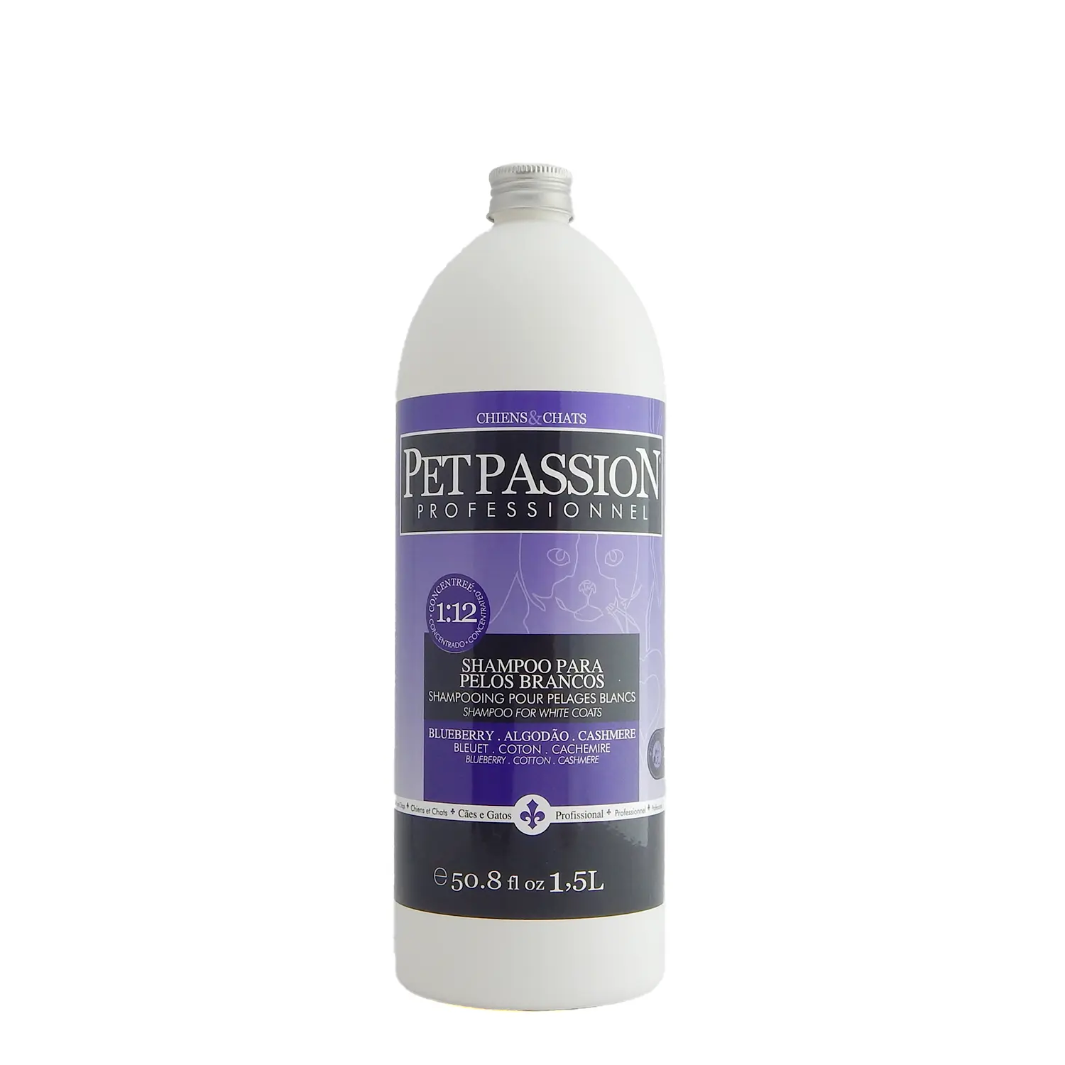 SHAMPOO CONCENTRADO BLANC – PET PASSION 1,5L