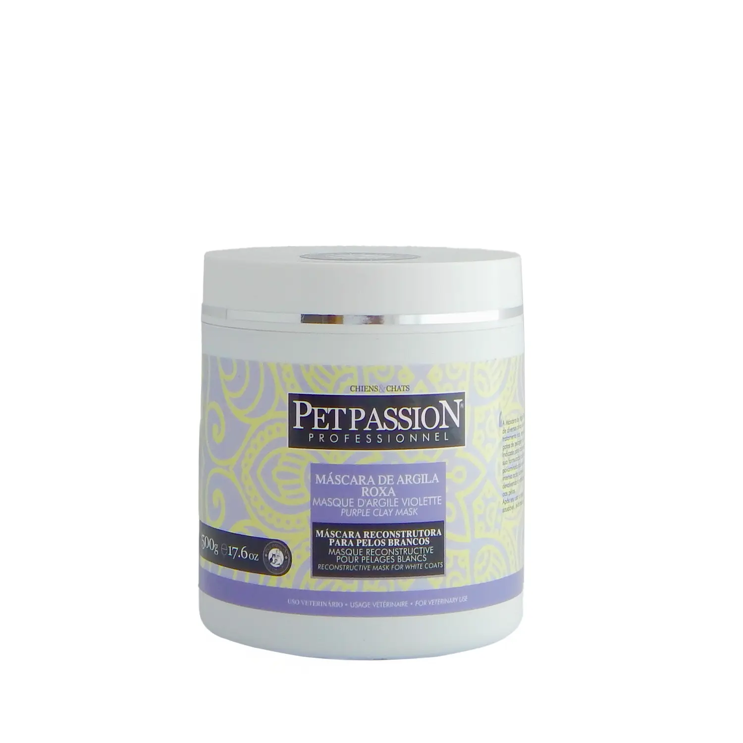 MÁSCARA DE ARGILA ROXA – PET PASSION 500G