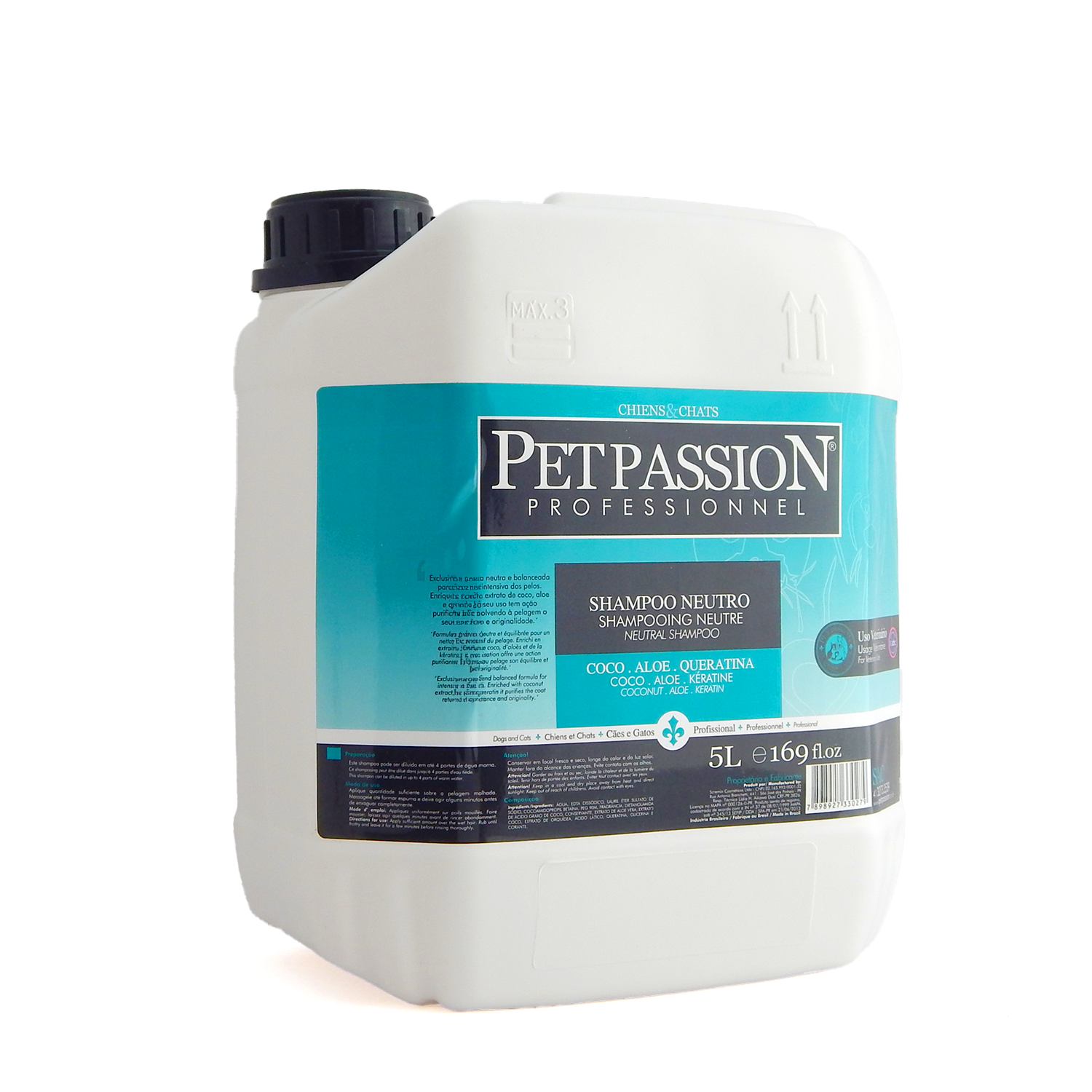 SHAMPOO NEUTRO – PET PASSION 5L