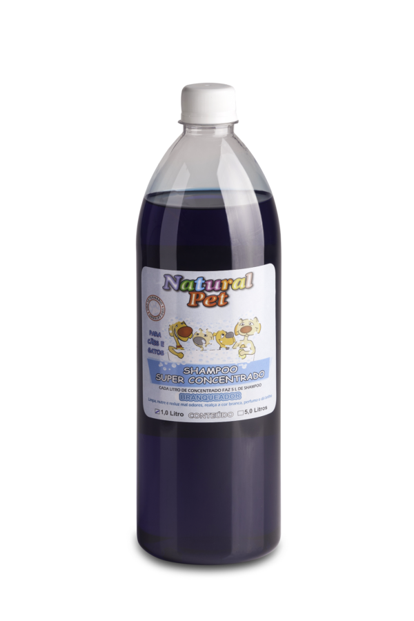 SHAMPOO CONCENTRADO BRANQUEADOR - NATURAL PET 1L